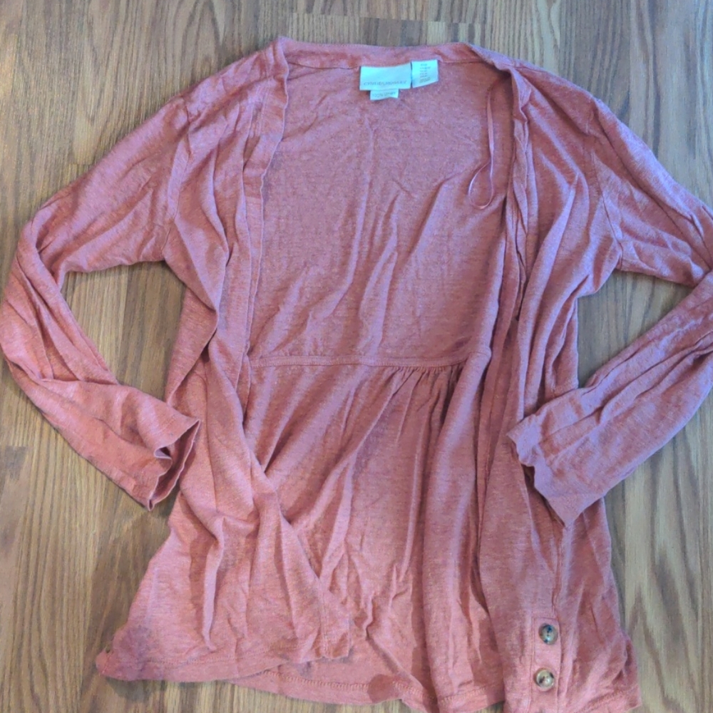 Cynthia Rowley 100% linen cardigan